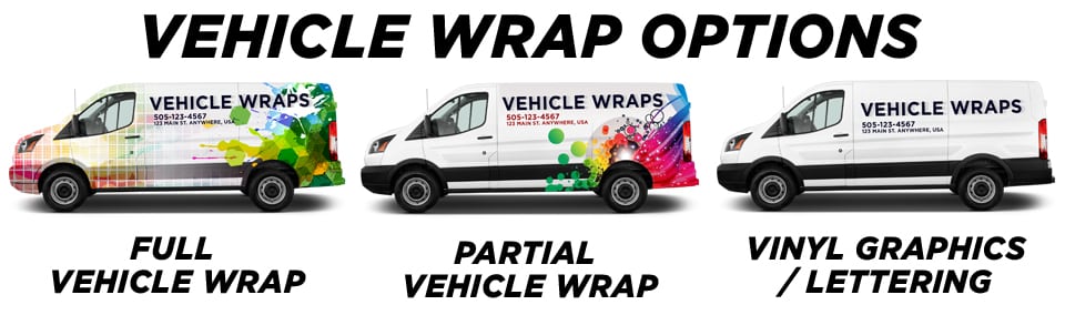 North Reading Vehicle Wraps vehicle wrap options